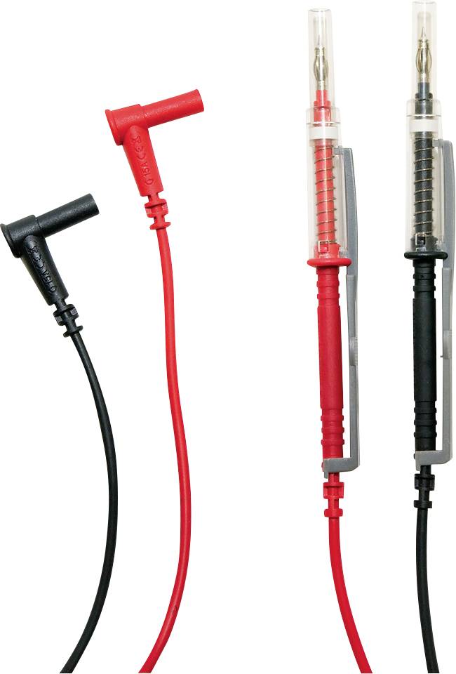 Chauvin Arnoux Messleitungs-Set 4mm Sicherheits-Stecker 1.5m Rot, Schwarz 1 Set