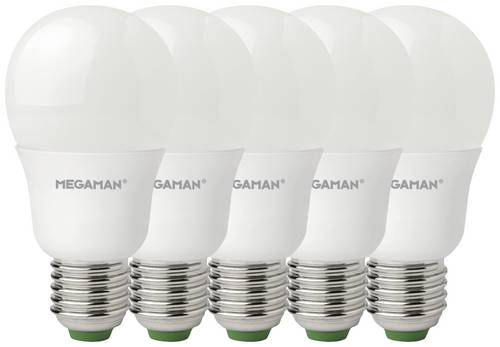 Megaman MM21963 LED EEK F (A - G) E27 Birnenform 8.6 W = 60 W Warmweiß (Ø x L) 60 mm x 109 mm 5 St.
