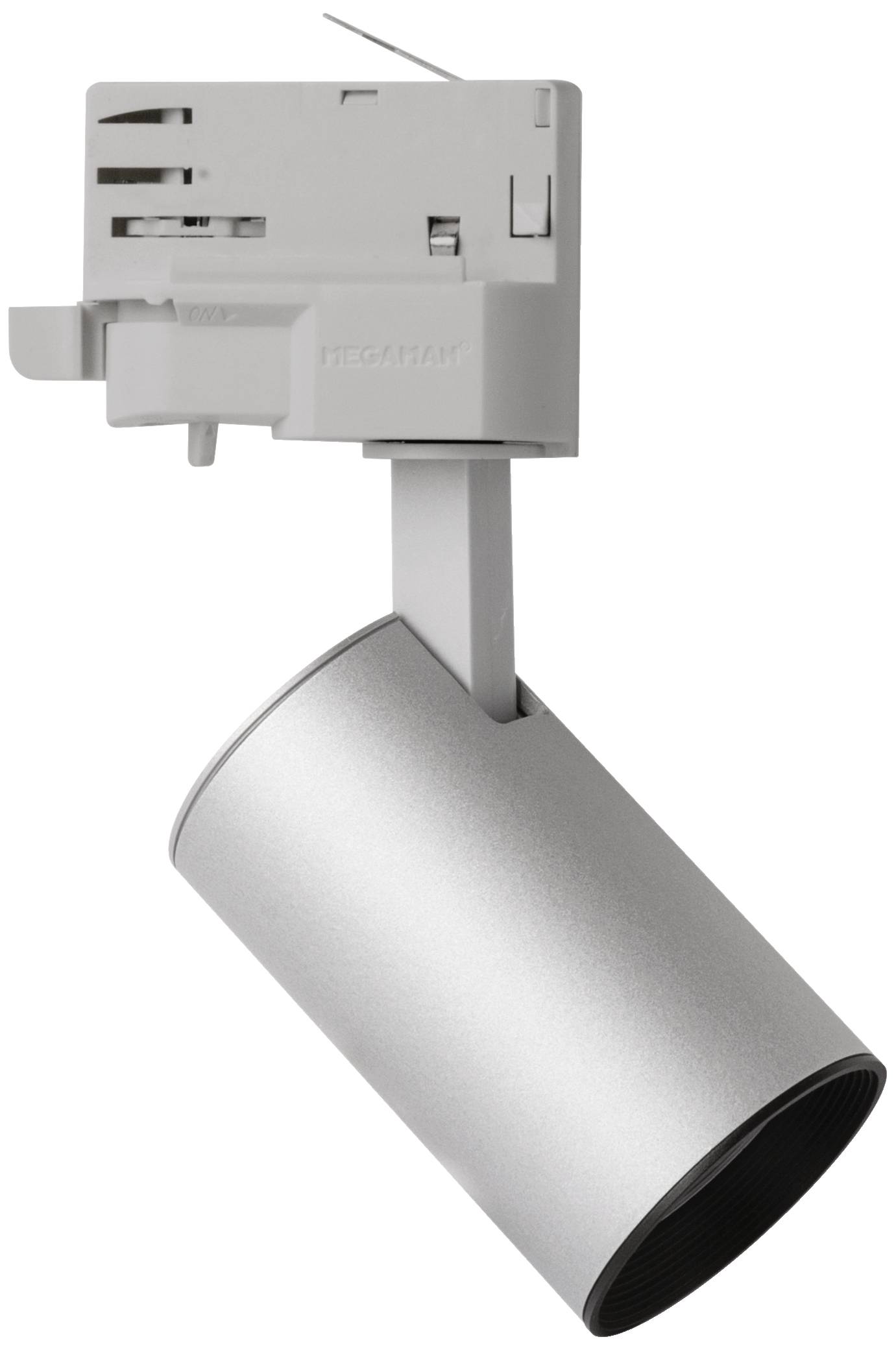 Megaman Marco Mini DBT LED-Schienenstrahler 3phasig 12 W LED Silber, Grau