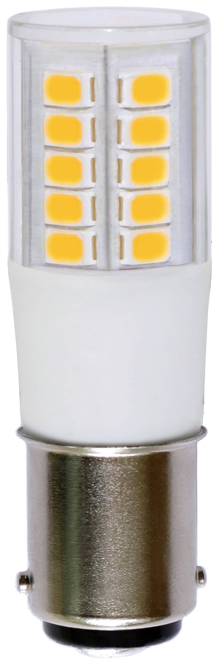 LightMe LM85356 LED EEK E (A - G) B15d 4.9 W = 48 W Warmweiß (Ø x H) 18 mm x 57 mm 1 St.