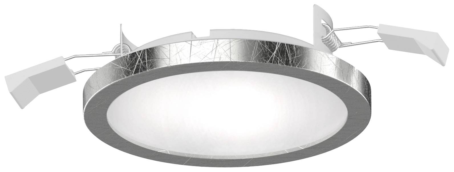 LightMe LM85665 Aqua LED-Einbauleuchte LED 6W Blattsilber (glänzend)