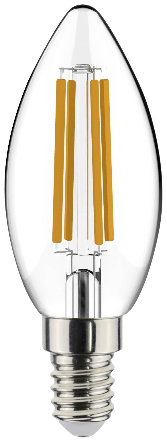 LightMe LM85931 LED EEK F (A - G) E14 Kerzenform 4.5 W = 40 W Warmweiß (Ø x H) 35 mm x 97 mm 5 St.