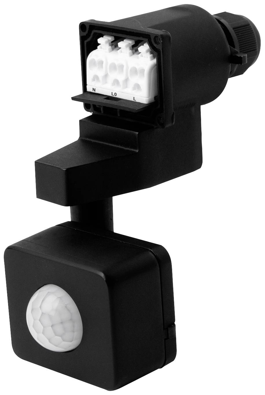 Megaman MM69990 Decke, Wand Bewegungsmelder 120 ° Schwarz IP65