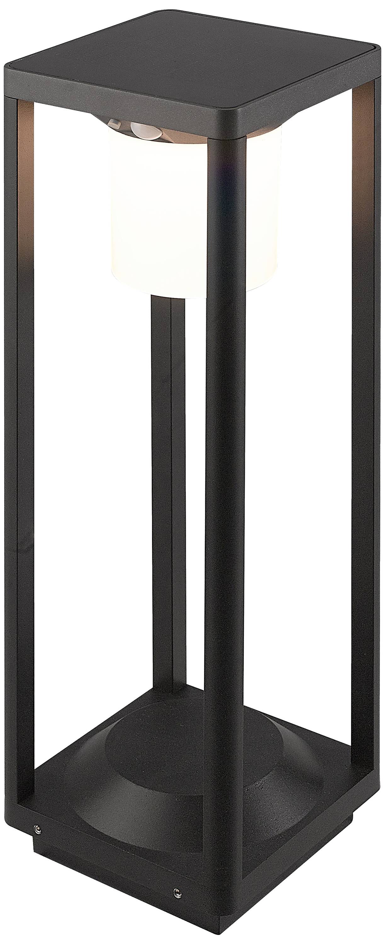 Megatron MT70014 Solar-Außenstandleuchte mit Bewegungsmelder LED LED fest eingebaut 2W Schwarz