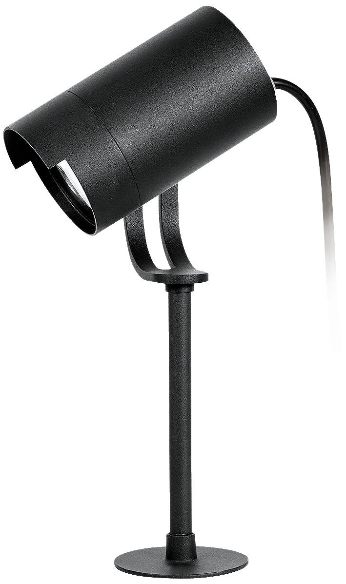 Megatron MT70803 Gartia LED-Gartenleuchte GU10 Schwarz