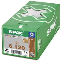 SPAX 251010601205 Holzschraube 6mm 120mm T-STAR plus Stahl WIROX 100St. SPAX 251010601205 Holzschraube 6mm 120mm T-STAR plus Stahl WIROX 100St.