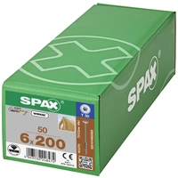SPAX 251010602005 Holzschraube 6mm 200mm T-STAR plus Stahl WIROX 50St. SPAX 251010602005 Holzschraube 6mm 200mm T-STAR plus Stahl WIROX 50St.