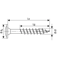 SPAX 251010800505 Holzschraube 8mm 50mm T-STAR plus Stahl WIROX 50St. SPAX 251010800505 Holzschraube 8mm 50mm T-STAR plus Stahl WIROX 50St.