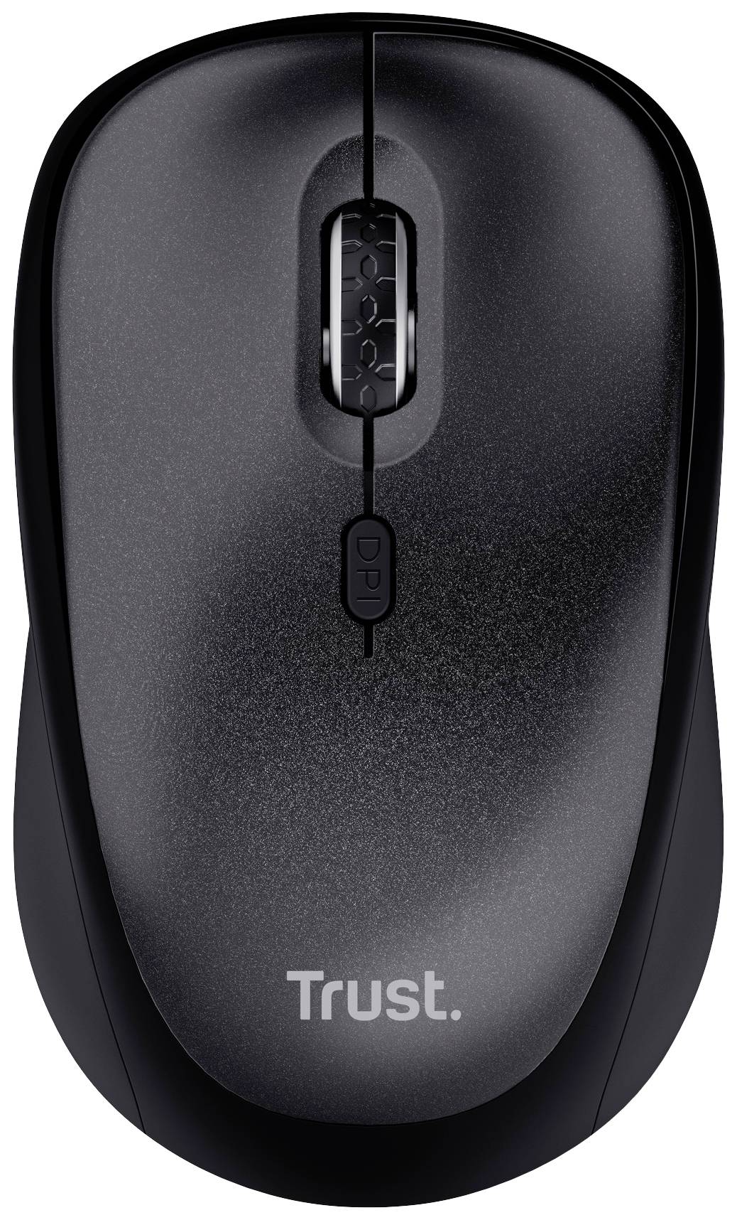 Trust TM-201 Maus Funk Optisch Schwarz 4 Tasten 1600 dpi Geräuscharme Tasten