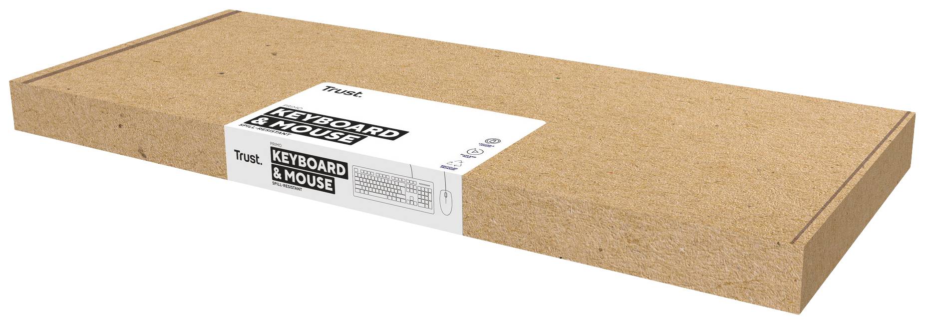 Trust TKM-250 Kabelgebunden Tastatur, Maus-Set Deutsch, QWERTZ Schwarz