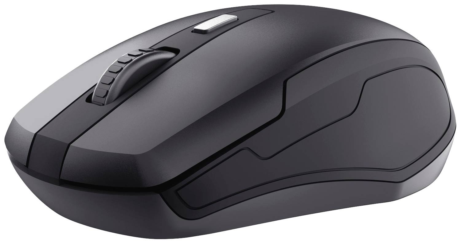 Trust TKM-350 Funk Tastatur, Maus-Set Deutsch, QWERTZ Schwarz