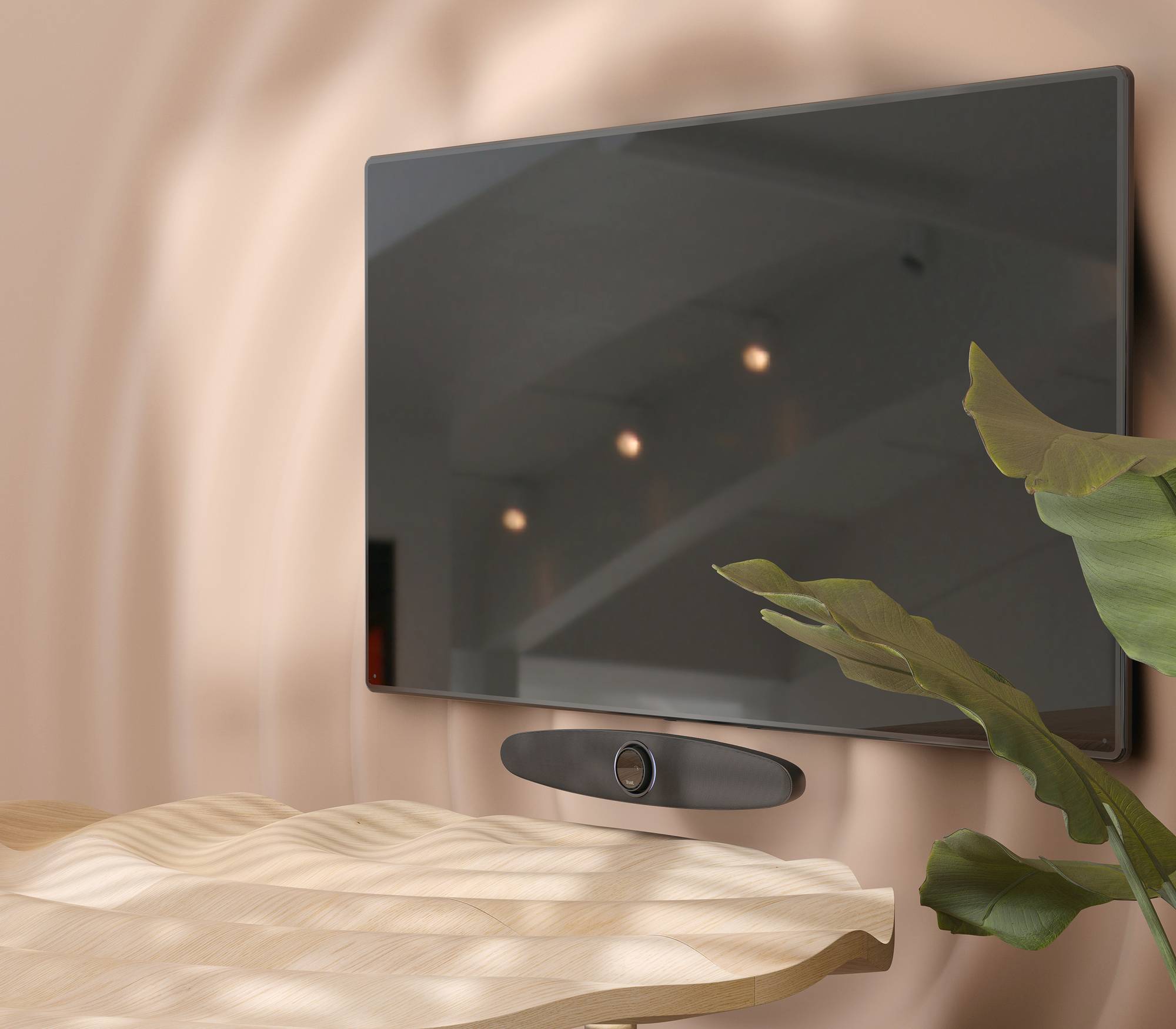 Trust IRIS CONFERENCE Videokonferenz Webcam 3840 x 2160 Pixel Standfuß