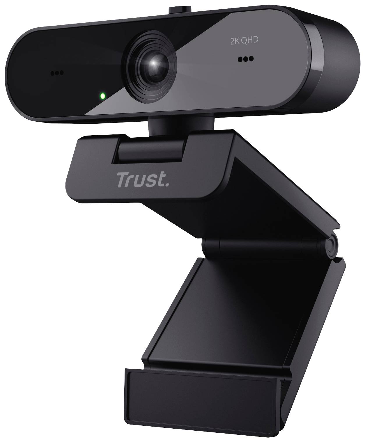 Trust TW-250 QHD Webcam 2560 x 1440 Pixel Standfuß, Klemm-Halterung