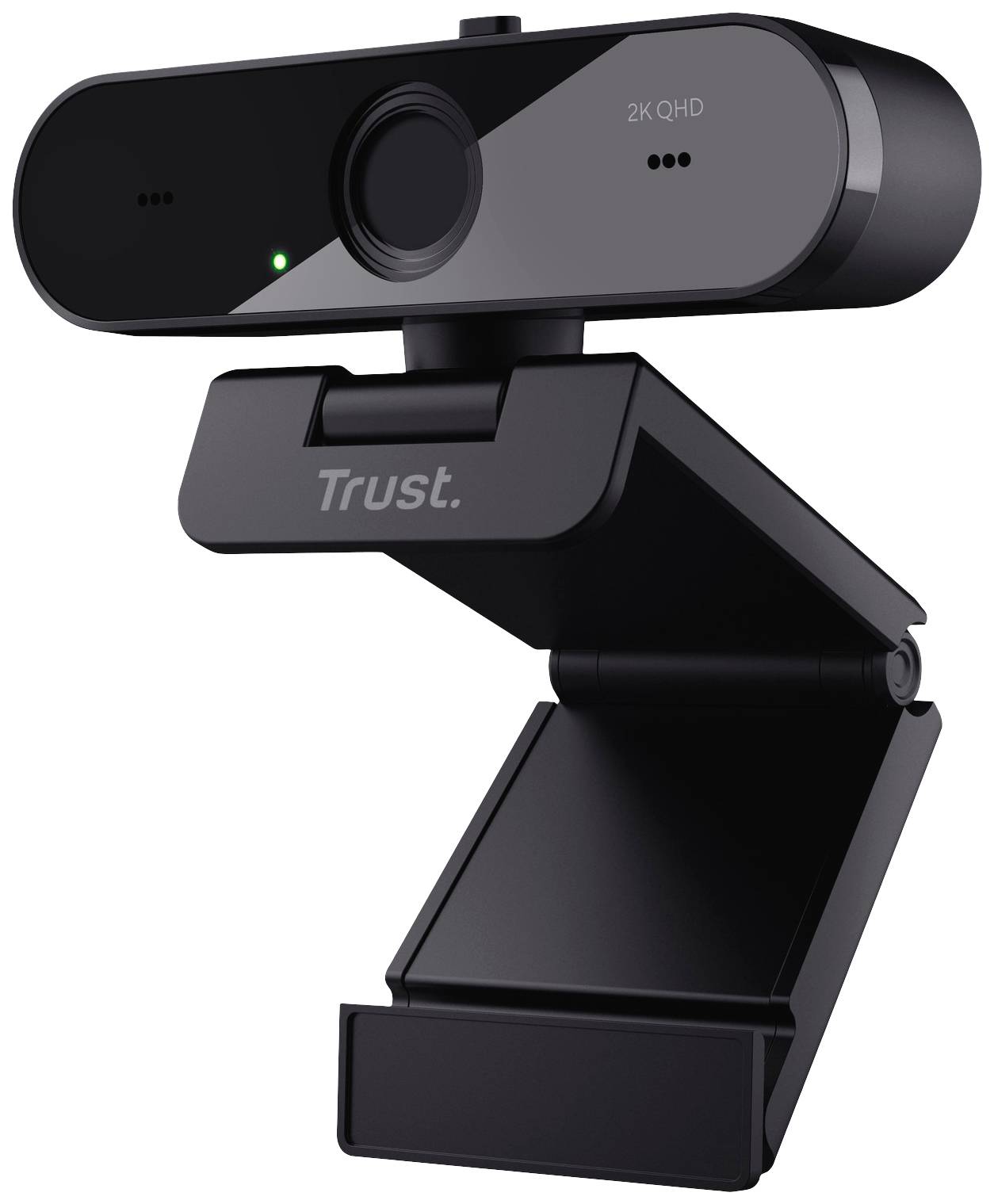 Trust TW-250 QHD Webcam 2560 x 1440 Pixel Standfuß, Klemm-Halterung