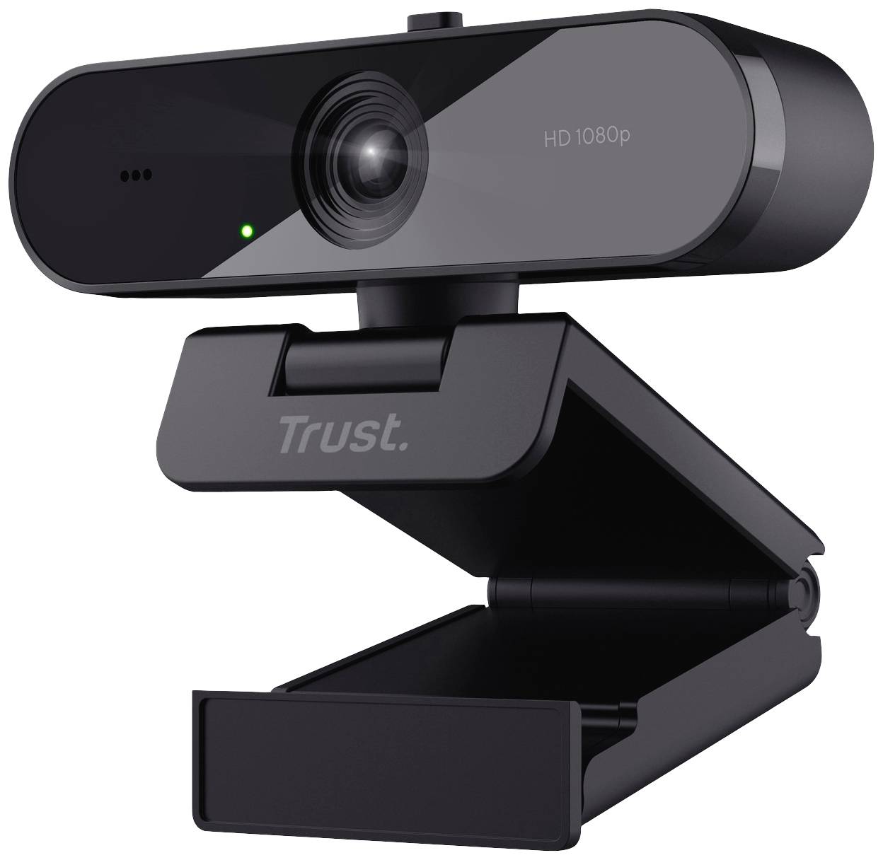 Trust TW-200 ECO Full HD-Webcam 1920 x 1080 Pixel Standfuß, Klemm-Halterung