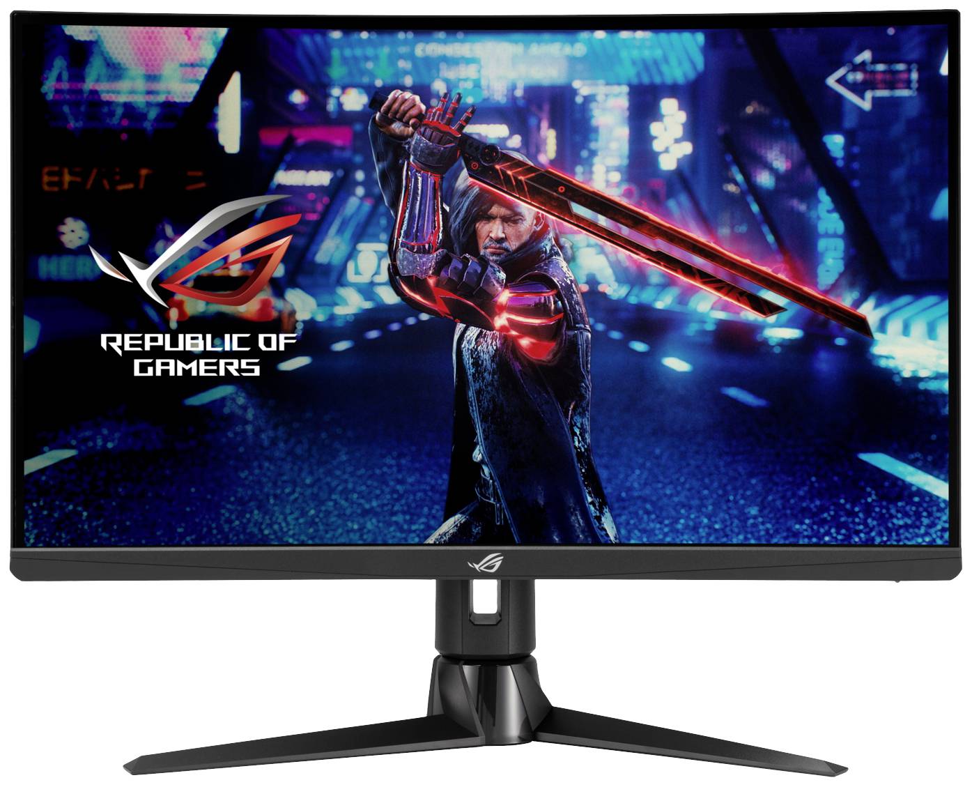 Asus XG27AQV IPS Gaming Monitor EEK F (A - G) 68.6 cm (27 Zoll) 2560 x 1440 Pixel 16:9 1 ms HDMI®, DisplayPort, Kopfhörer-Buchse IPS LED