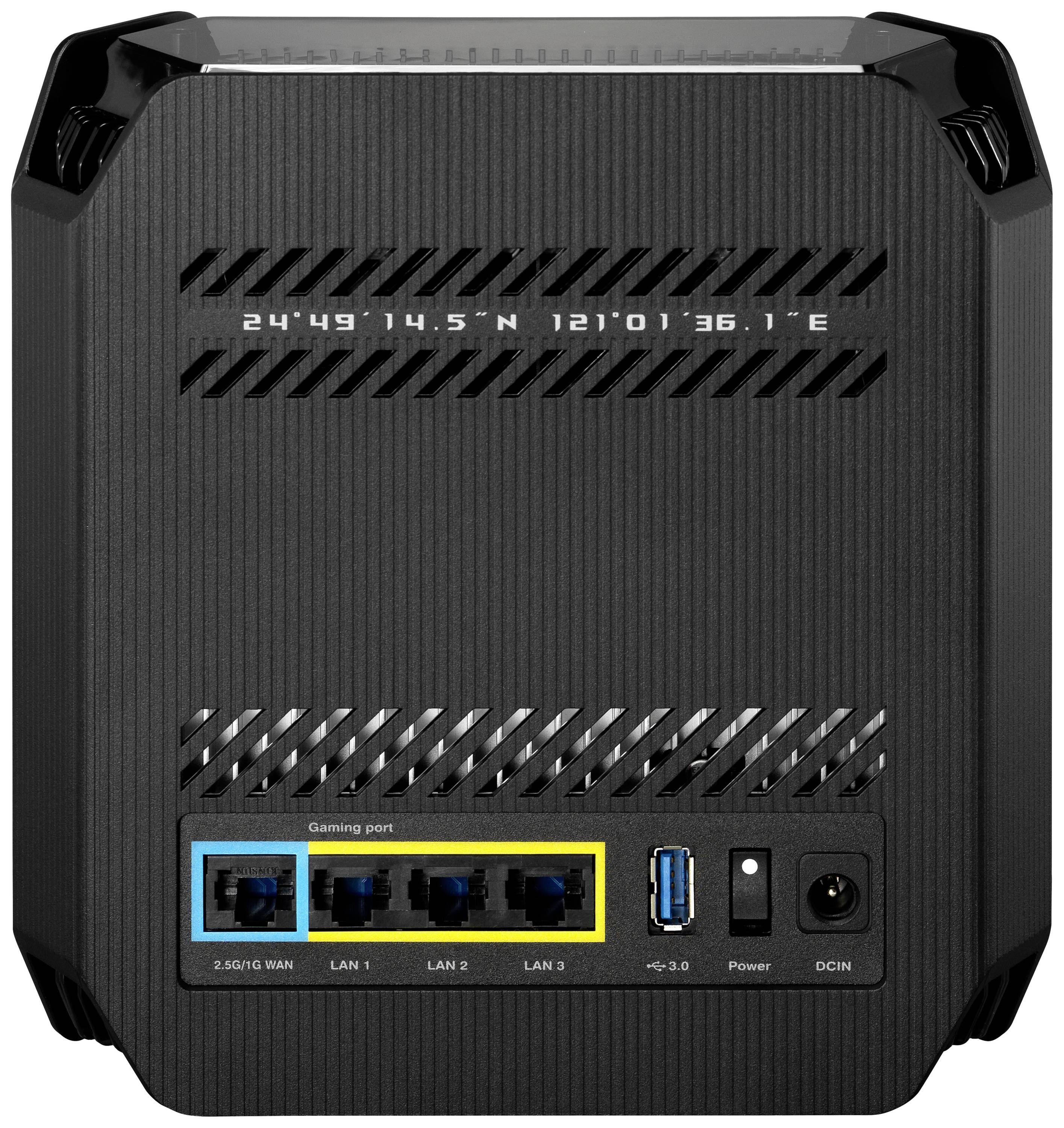 Asus ROG Rapture GT6 AX10000 AiMesh Black einzeln Mesh-Netzwerk 2.4 GHz, 5 GHz