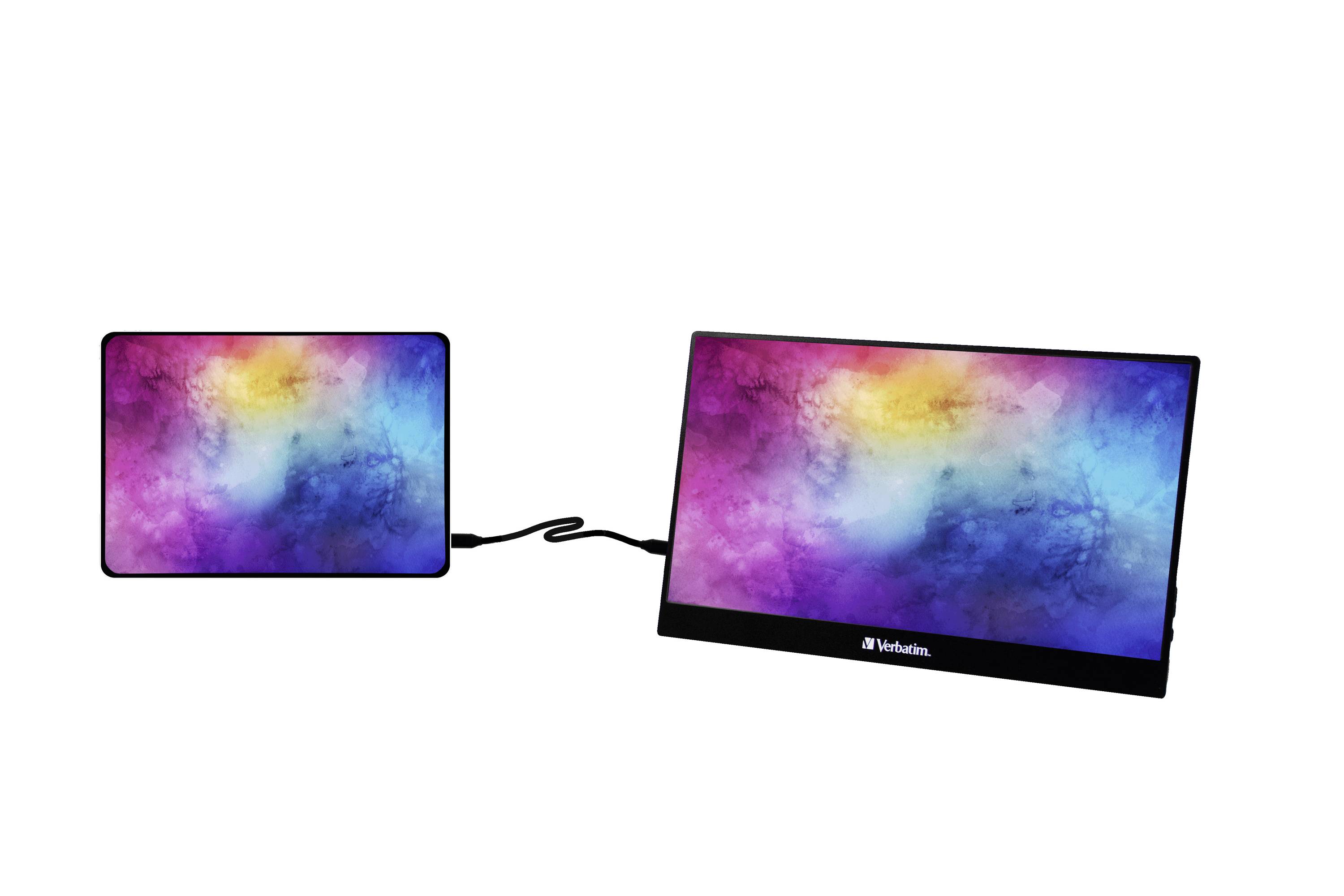 Verbatim PM-14 LCD-Monitor EEK A (A - G) 35.6cm (14 Zoll) 1920 x 1080 Pixel 16:9 6 ms HDMI®, USB-A (USB 2.0), USB-C®, Kopfhörer