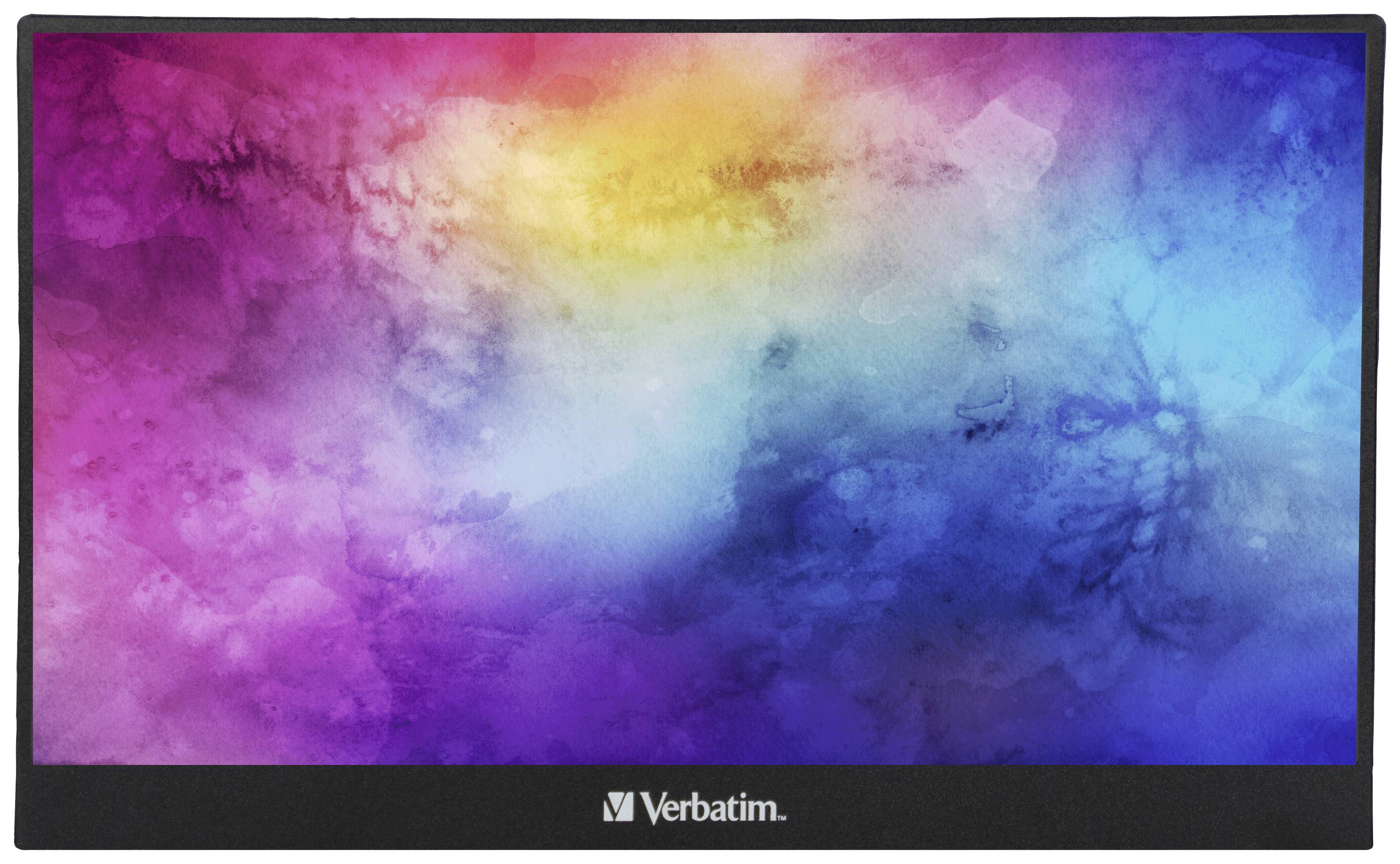 Verbatim PM-14 LCD-Monitor EEK A (A - G) 35.6cm (14 Zoll) 1920 x 1080 Pixel 16:9 6 ms HDMI®, USB-A (USB 2.0), USB-C®, Kopfhörer