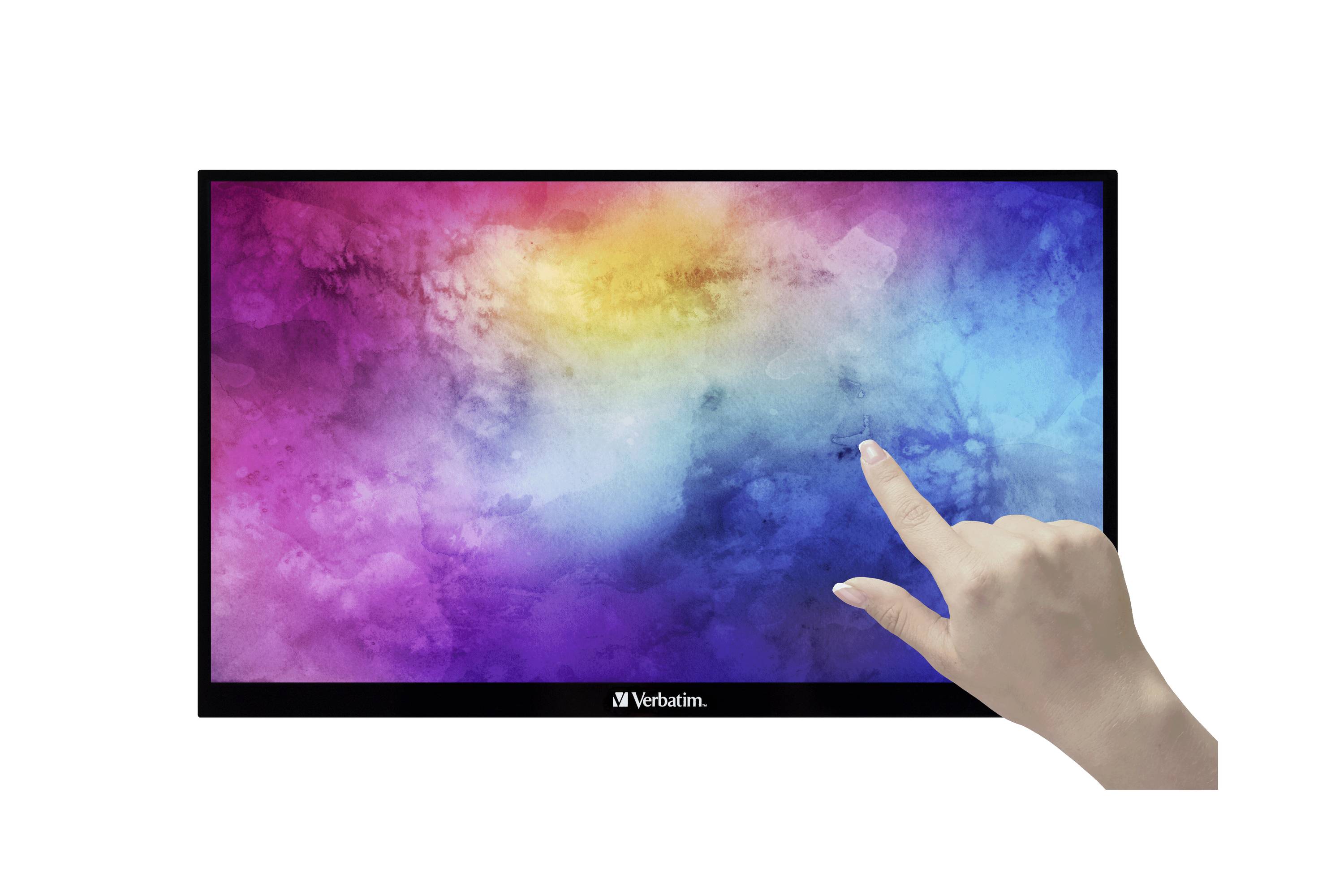 Verbatim PMT-15 Touchscreen-Monitor EEK: A (A - G) 38.1cm (15 Zoll) 1920 x 1080 Pixel 16:9 6 ms HDMI®, USB-A (USB 2.0), USB-C®