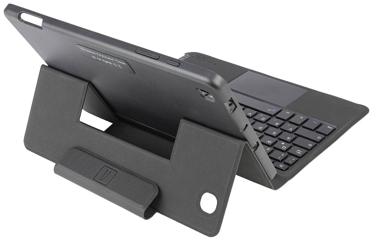 Tucano Tasto Keyboard Case BookCase Samsung Galaxy Tab S6 Lite Schwarz Tablet-Tastatur mit BookCover