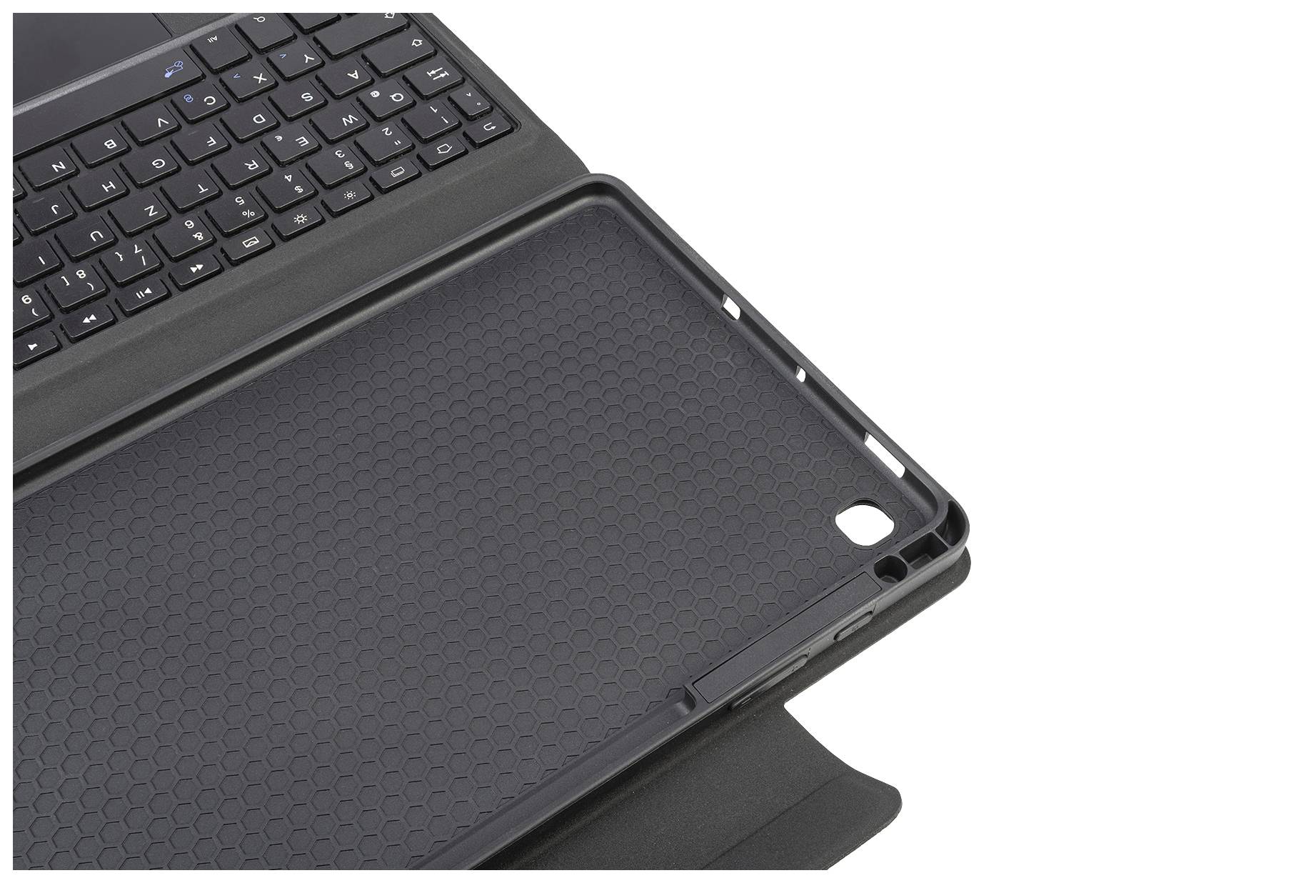 Tucano Tasto Keyboard Case BookCase Samsung Galaxy Tab S6 Lite Schwarz Tablet-Tastatur mit BookCover