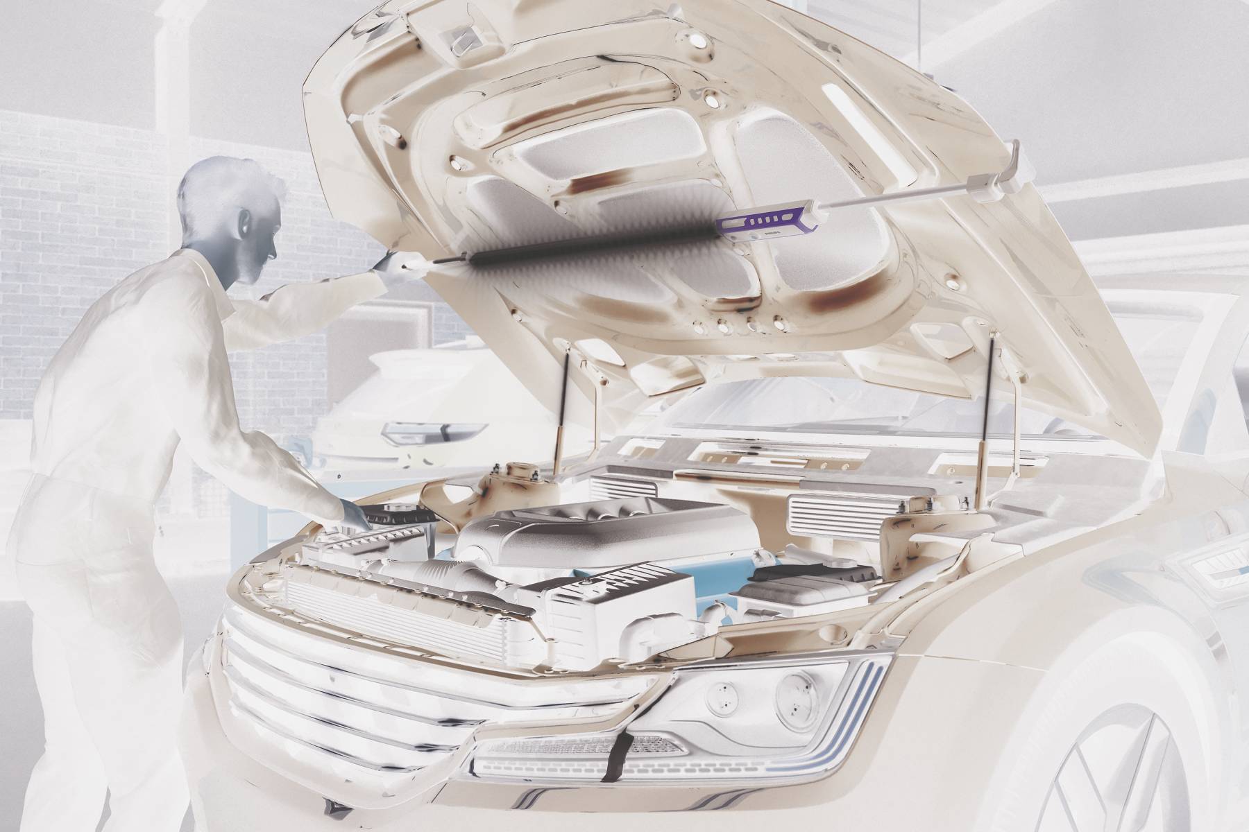 Philips Automotive X60BONNX1 Xperion 6000 Bonnet LED-Motorraumleuchte LED Motorhaubenleuchte akkubetrieben 1200lm