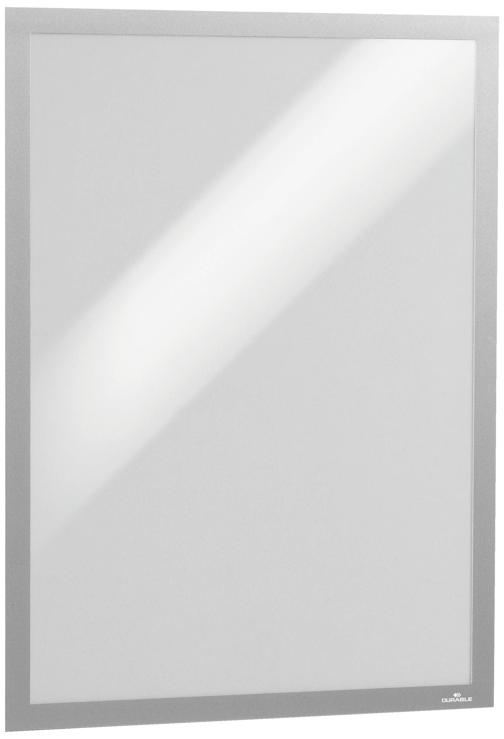 Durable 505323 Info-Rahmen, selbstklebend Silber (B x H x T) 465 x 639 x 28mm DIN A2