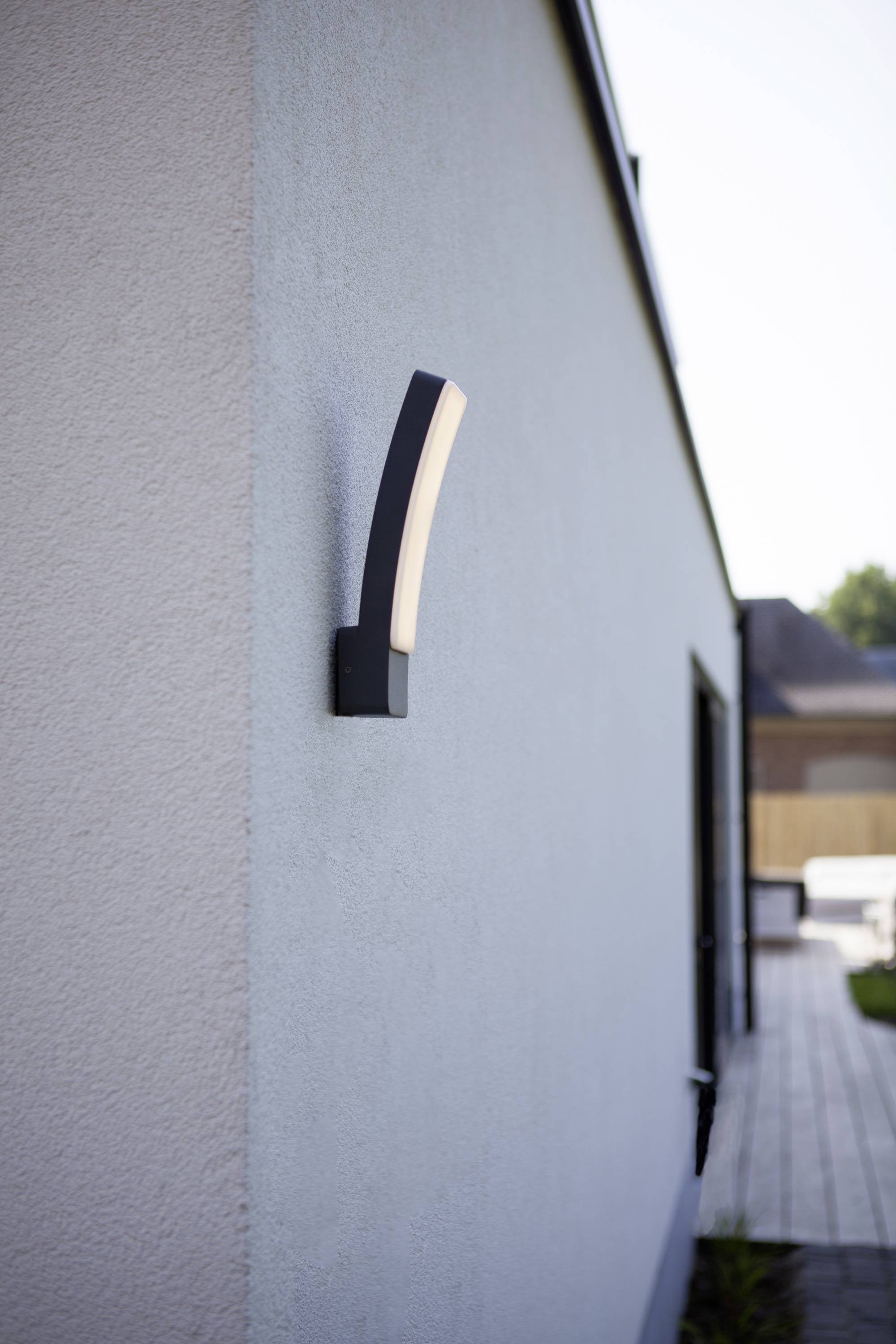 Lutec KIRA 5288909118 LED-Außenwandleuchte LED 19.00W Anthrazit