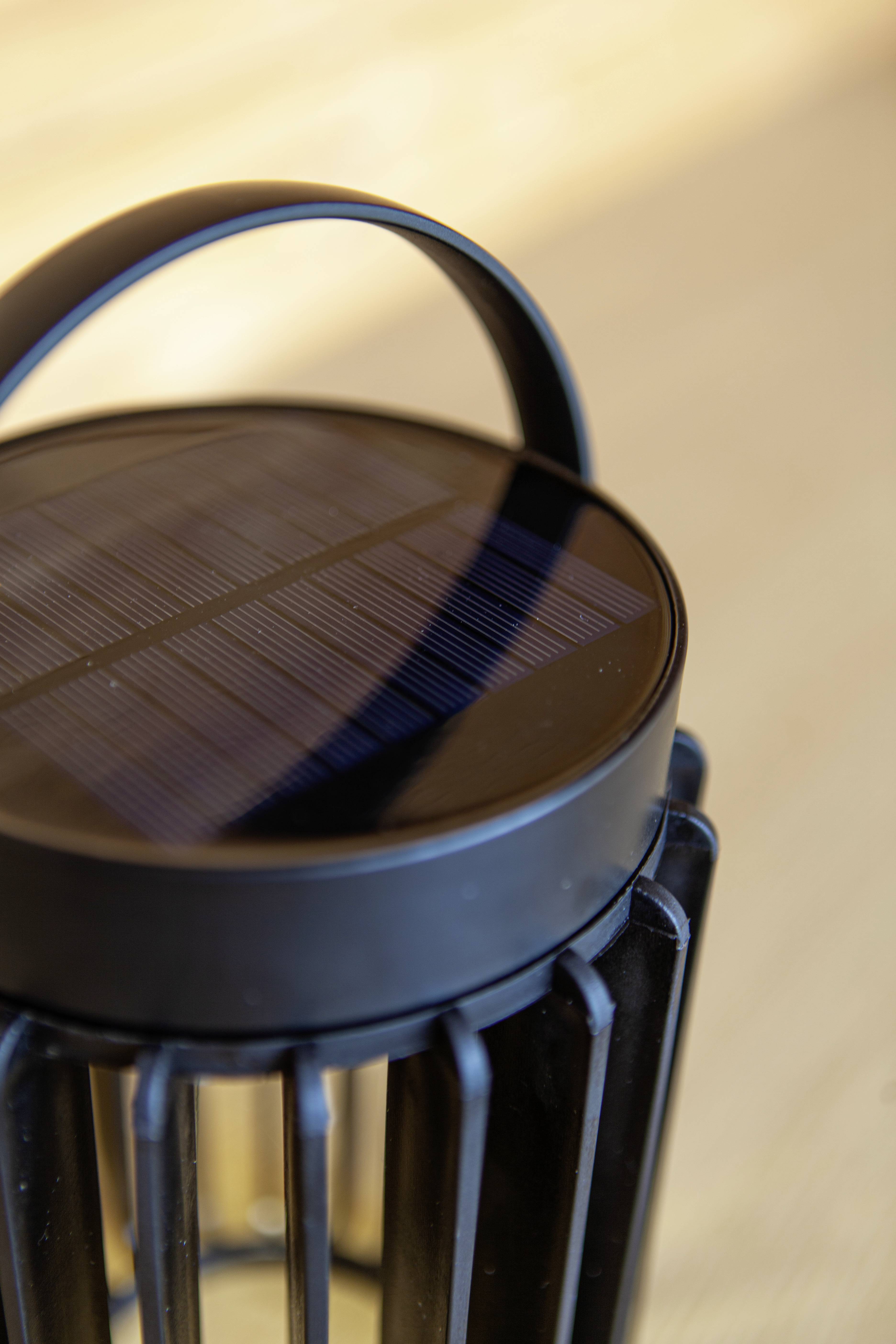 Lutec 6933701330 KOZY Solar-Tischlampe 2.80W Neutralweiß Schwarz