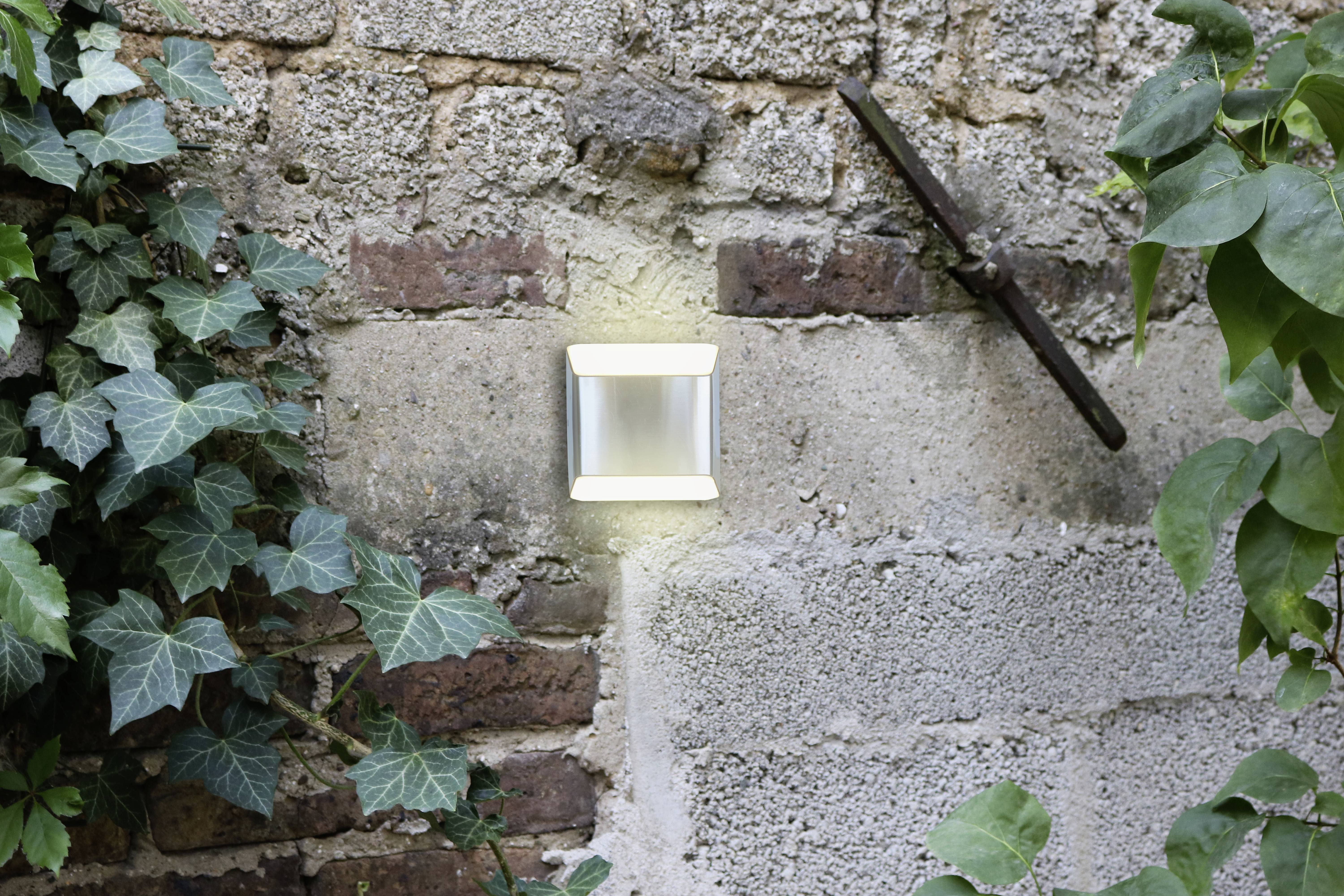 ECO-Light FLOYD 1140113 LED-Außenwandleuchte LED LED 7.00W Edelstahl