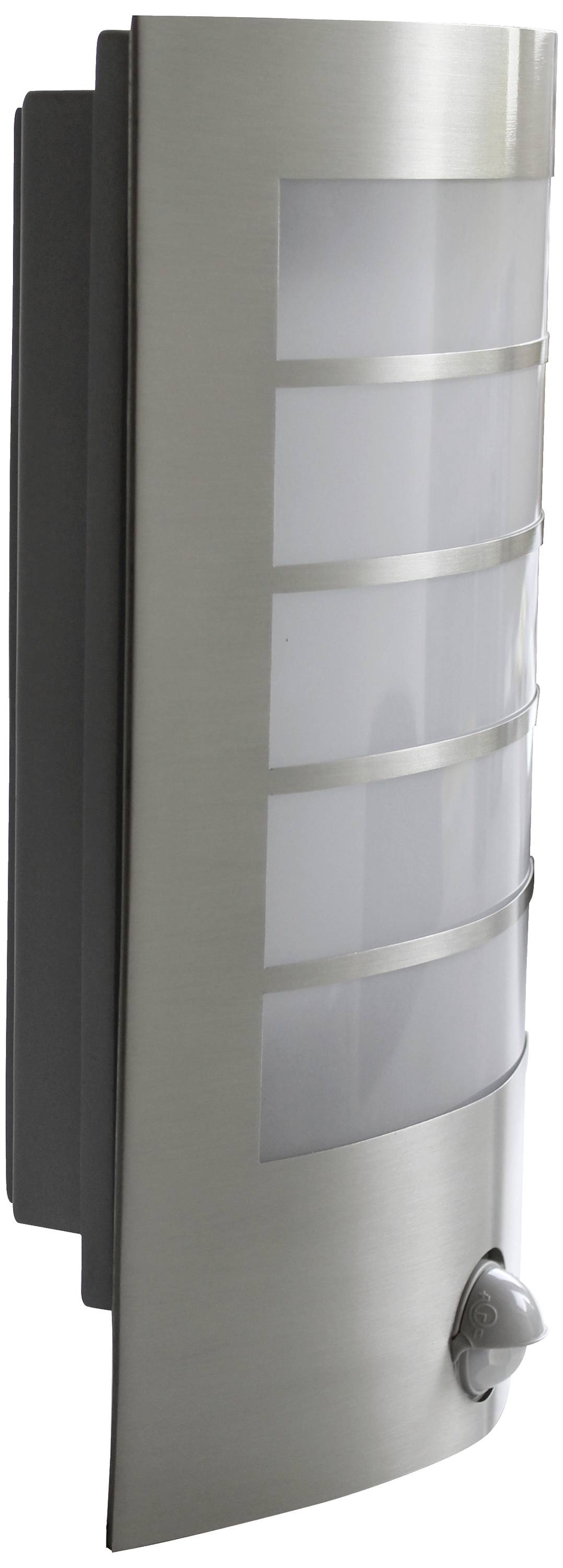 ECO-Light SLIM ST5001-PIR LED-Außenwandleuchte mit Bewegungsmelder LED LED 8.00W Edelstahl