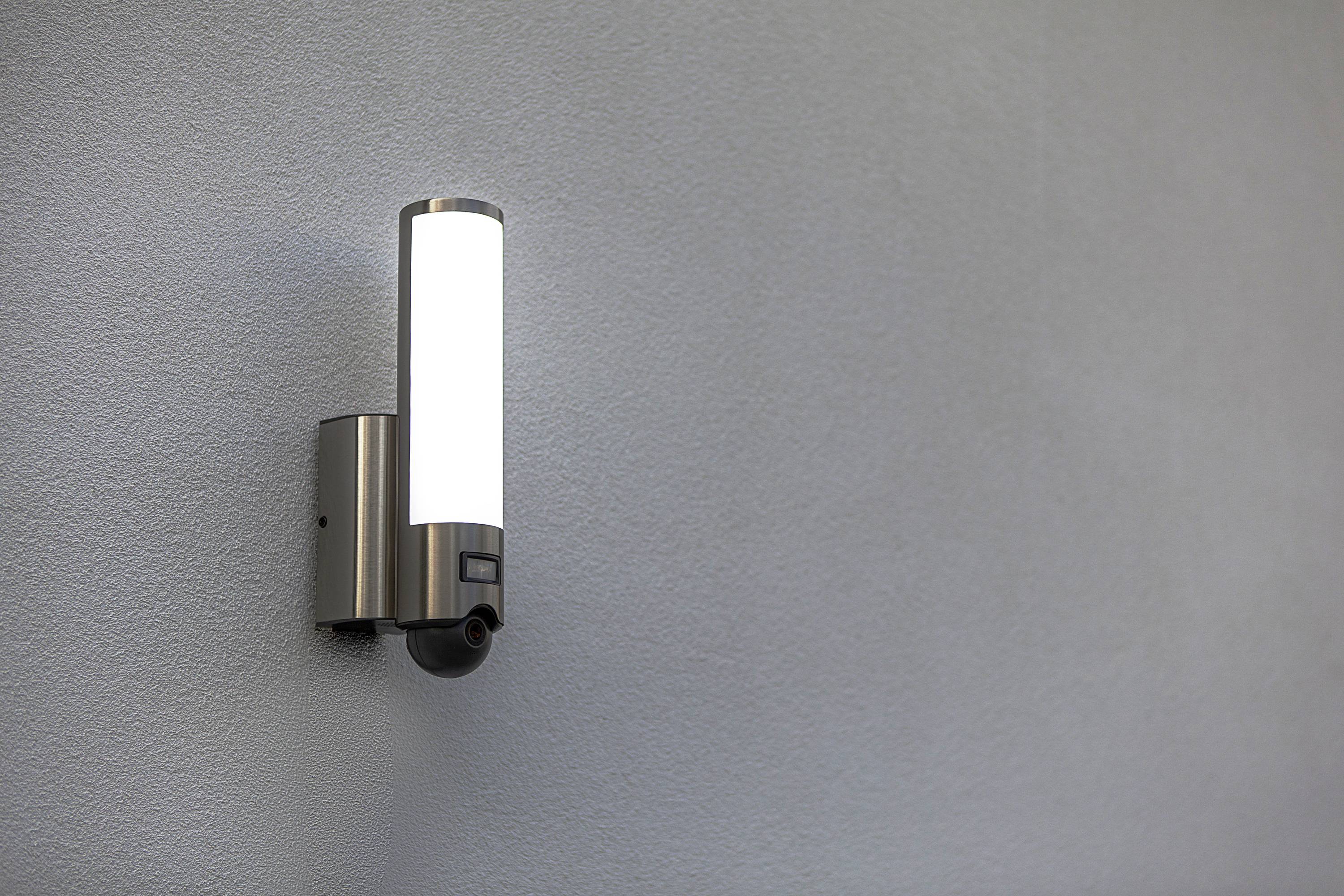 Lutec ELARA 5267106001 LED-Wandleuchte mit Bewegungsmelder LED LED 17.50W Edelstahl