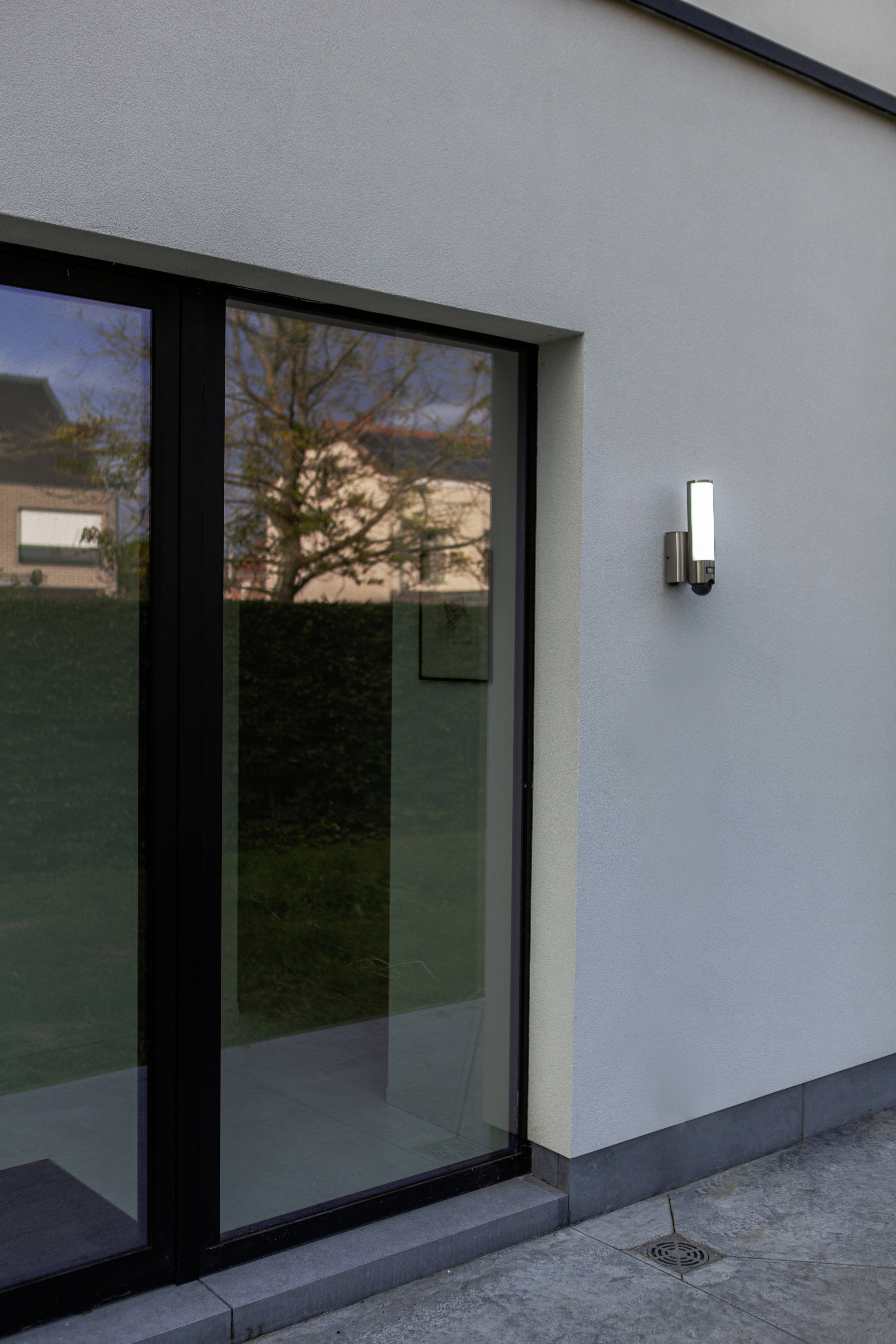 Lutec ELARA 5267106001 LED-Wandleuchte mit Bewegungsmelder LED LED 17.50W Edelstahl