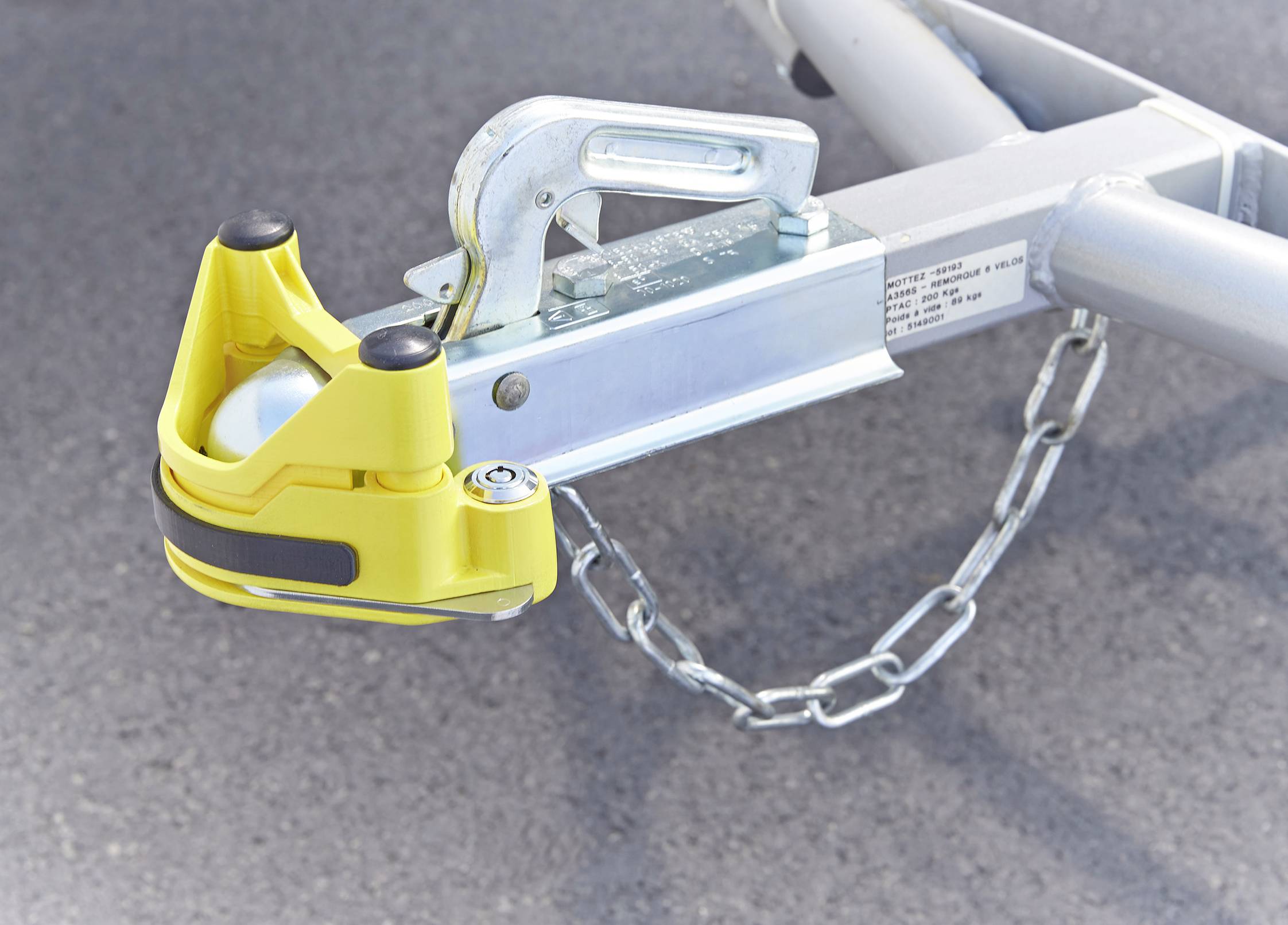 Mottez Anhänger-Diebstahlsicherung Kastensicherung