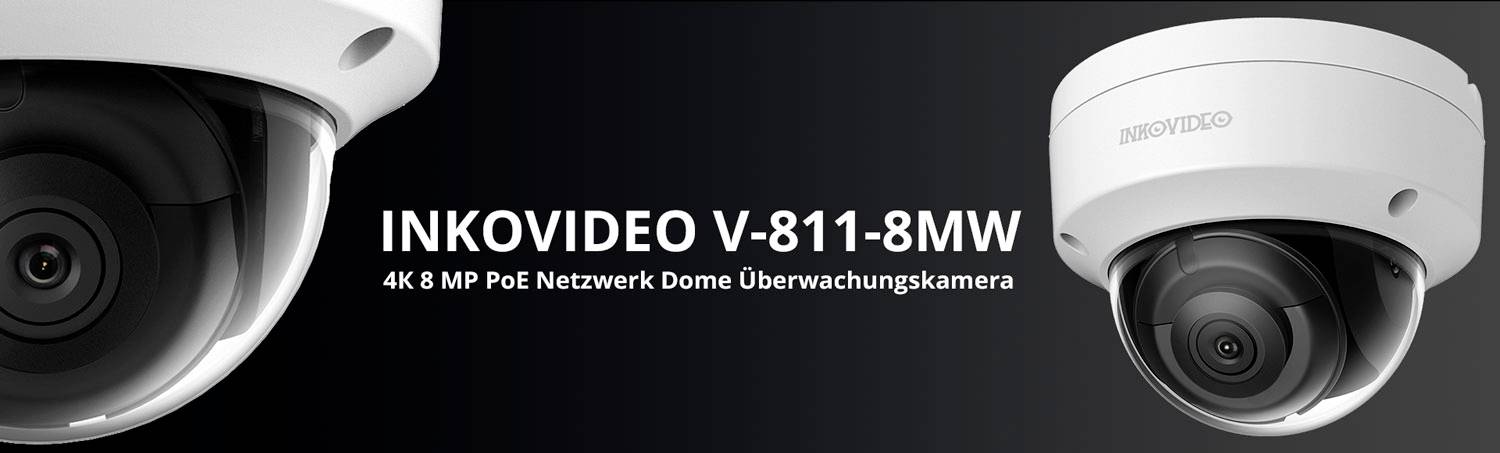 Inkovideo V-811-8MW LAN IP Überwachungskamera 3840 x 2160 Pixel