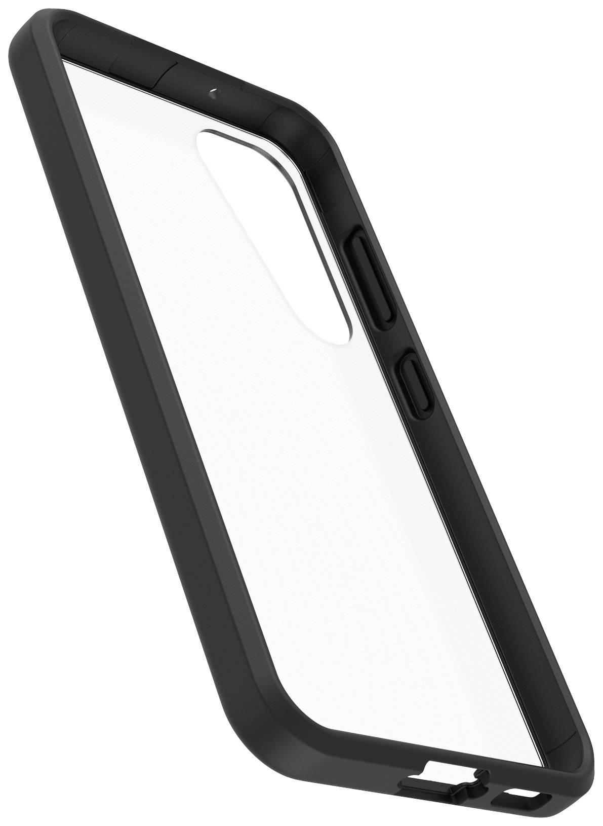 Otterbox React Outdoorcase Samsung Galaxy S23 Transparent, Schwarz Induktives Laden, Stoßfest