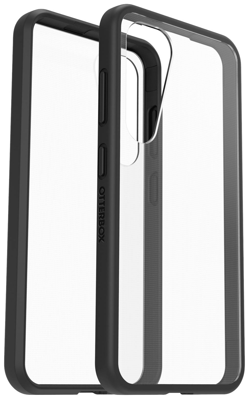 Otterbox React Outdoorcase Samsung Galaxy S23 Transparent, Schwarz Induktives Laden, Stoßfest