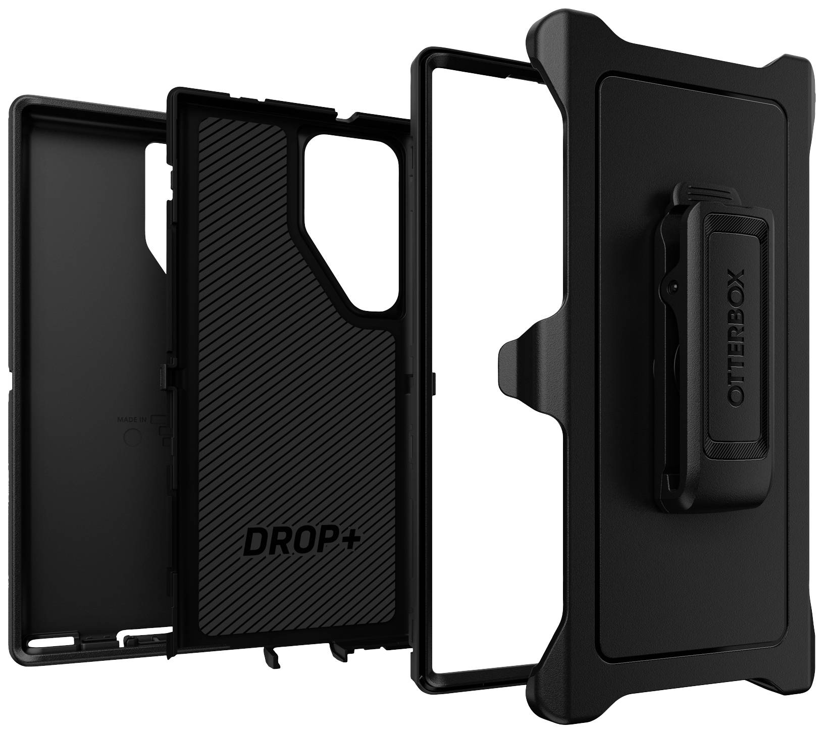 Otterbox Defender Outdoorcase Samsung Galaxy S23 Ultra Schwarz Standfunktion, Stoßfest 77-91057