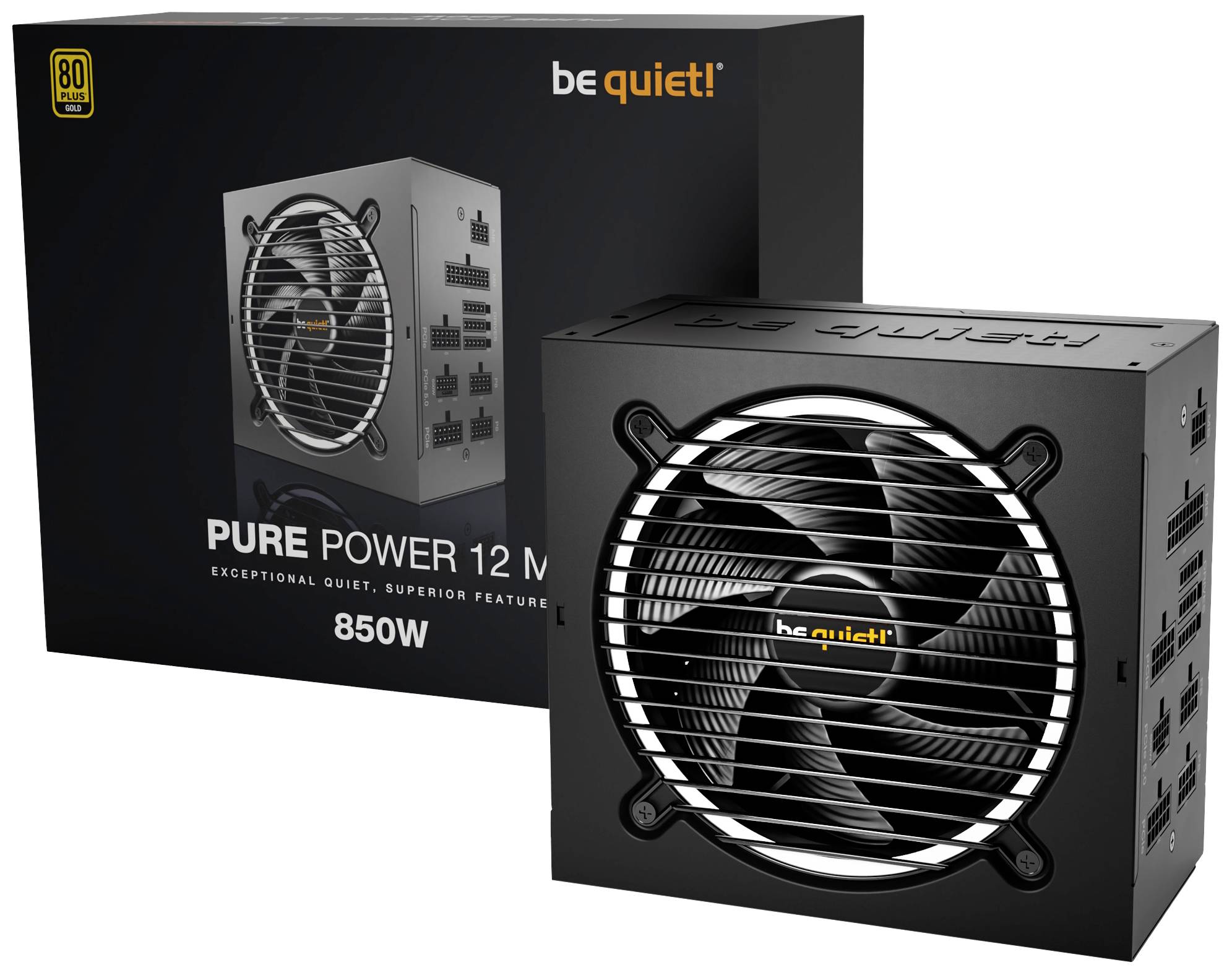 BeQuiet Pure Power 12 M PC Netzteil 850 W ATX 80PLUS® Gold