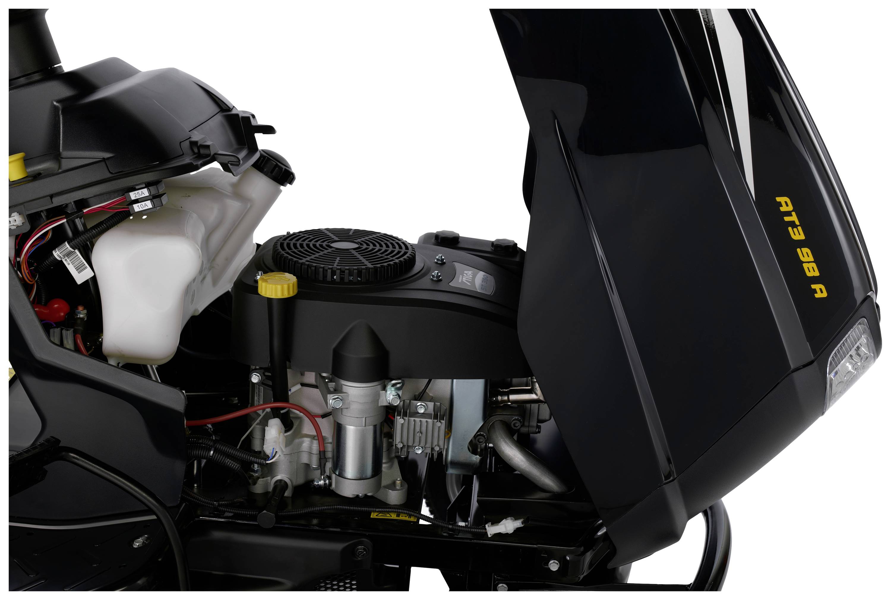 STIGA AT3 98A Benzin Rasentraktor Seitenauswurf 6.5kW Schnittbreite (max.) 98cm Geeignet für 4500m²