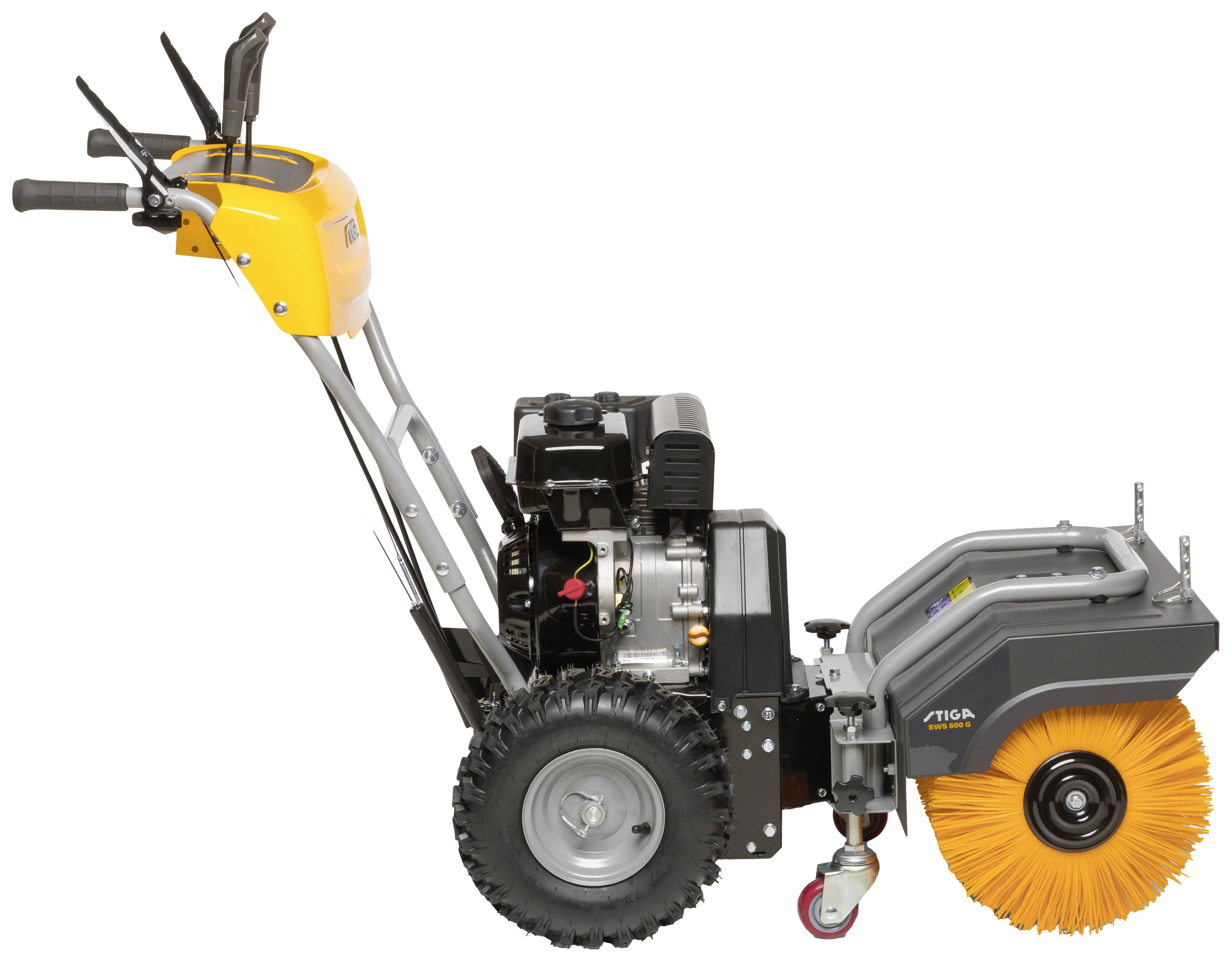 STIGA SWS 800G Benzin Kehrmaschine Arbeitsbreite 800mm 1St.