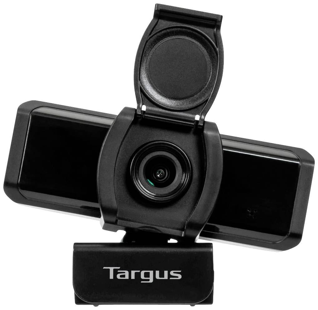 Targus Webcam Pro Full HD-Webcam 1920 x 1080 Pixel Integrierte Abdeckblende, Klemm-Halterung, Standfuß