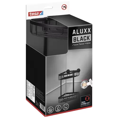 tesa 40507-00000-00 ALUXX BLACK Eckablage Klebstoff Schwarz (matt) tesa 40507-00000-00 ALUXX BLACK Eckablage Klebstoff Schwarz (matt)