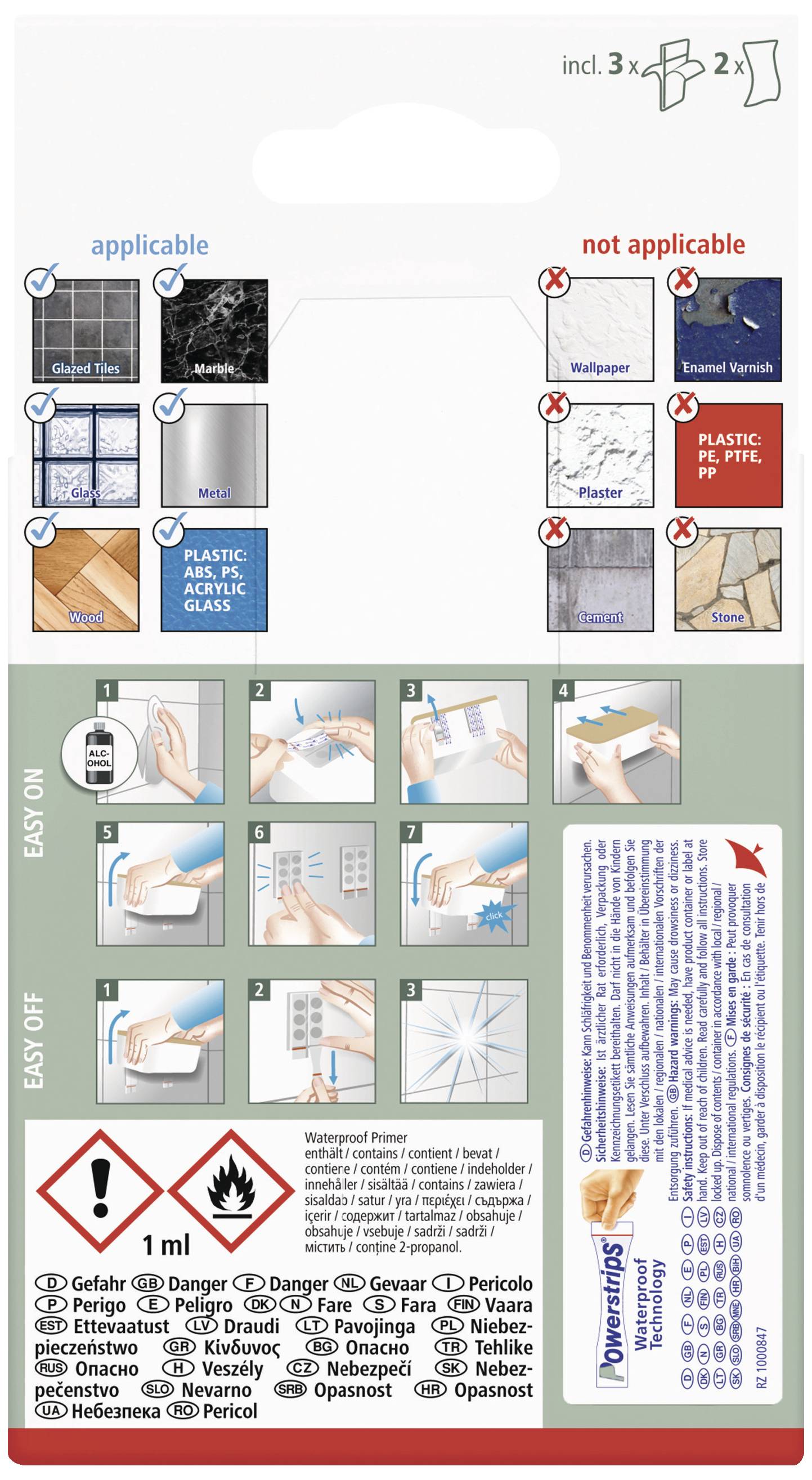 tesa 40520-00000-00 BABOO Aufbewahrungsbox Klebstoff Weiß (matt)