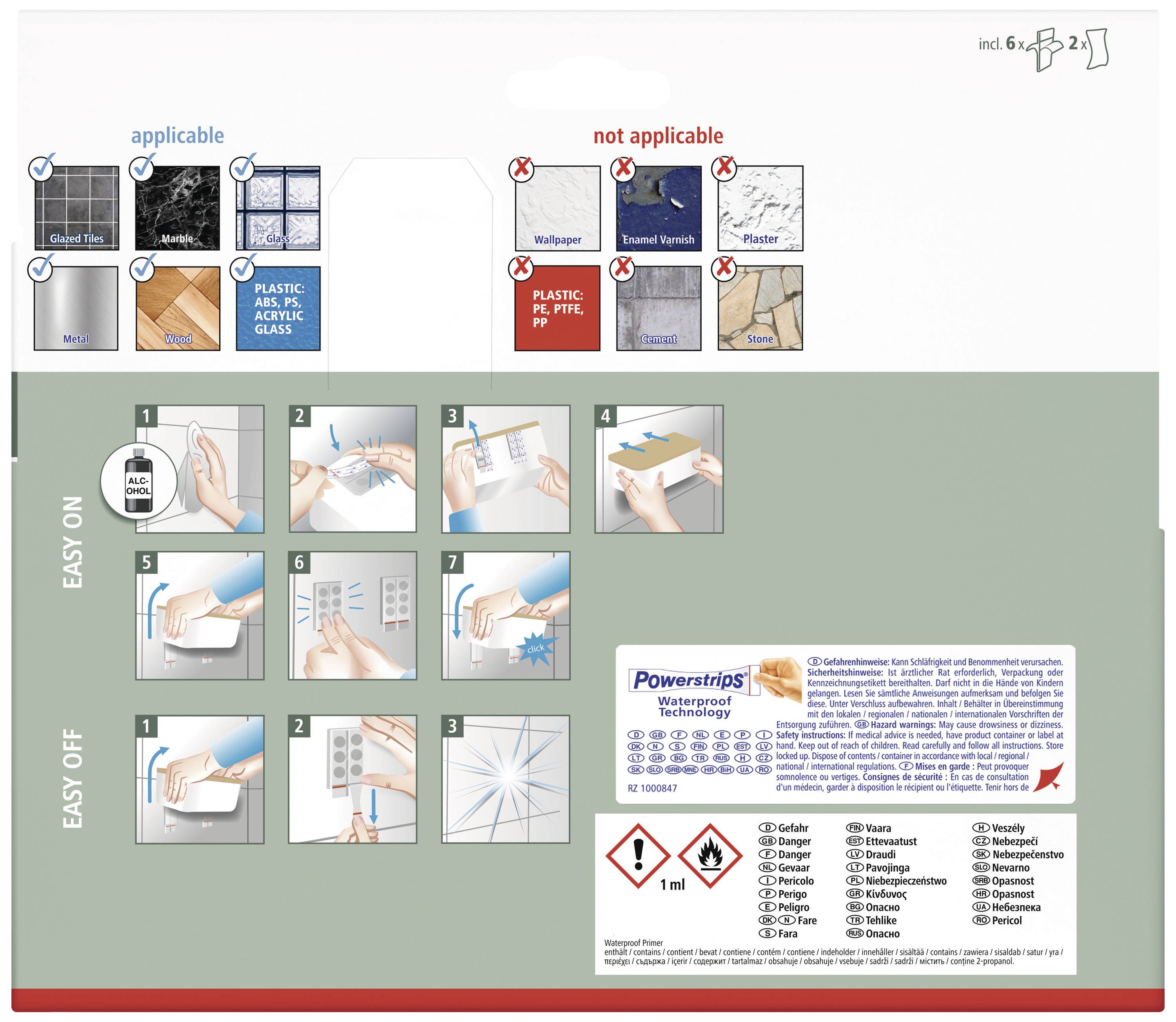 tesa 40524-00000-00 BABOO Aufbewahrungsbox Klebstoff Weiß (matt)