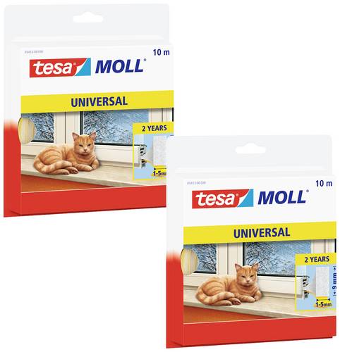 Tesa UNIVERSAL 05412-00500-00 Dichtband Weiß (L x B) 10m x 9mm 2St.