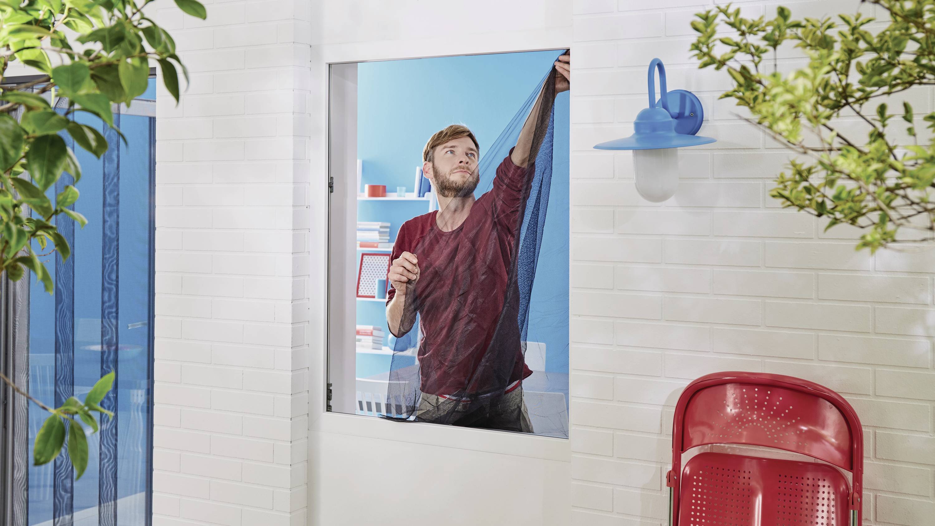 Tesa COMFORT 55388-00500-01 Fliegengitter (B x H) 130cm x 150cm Anthrazit 2St.