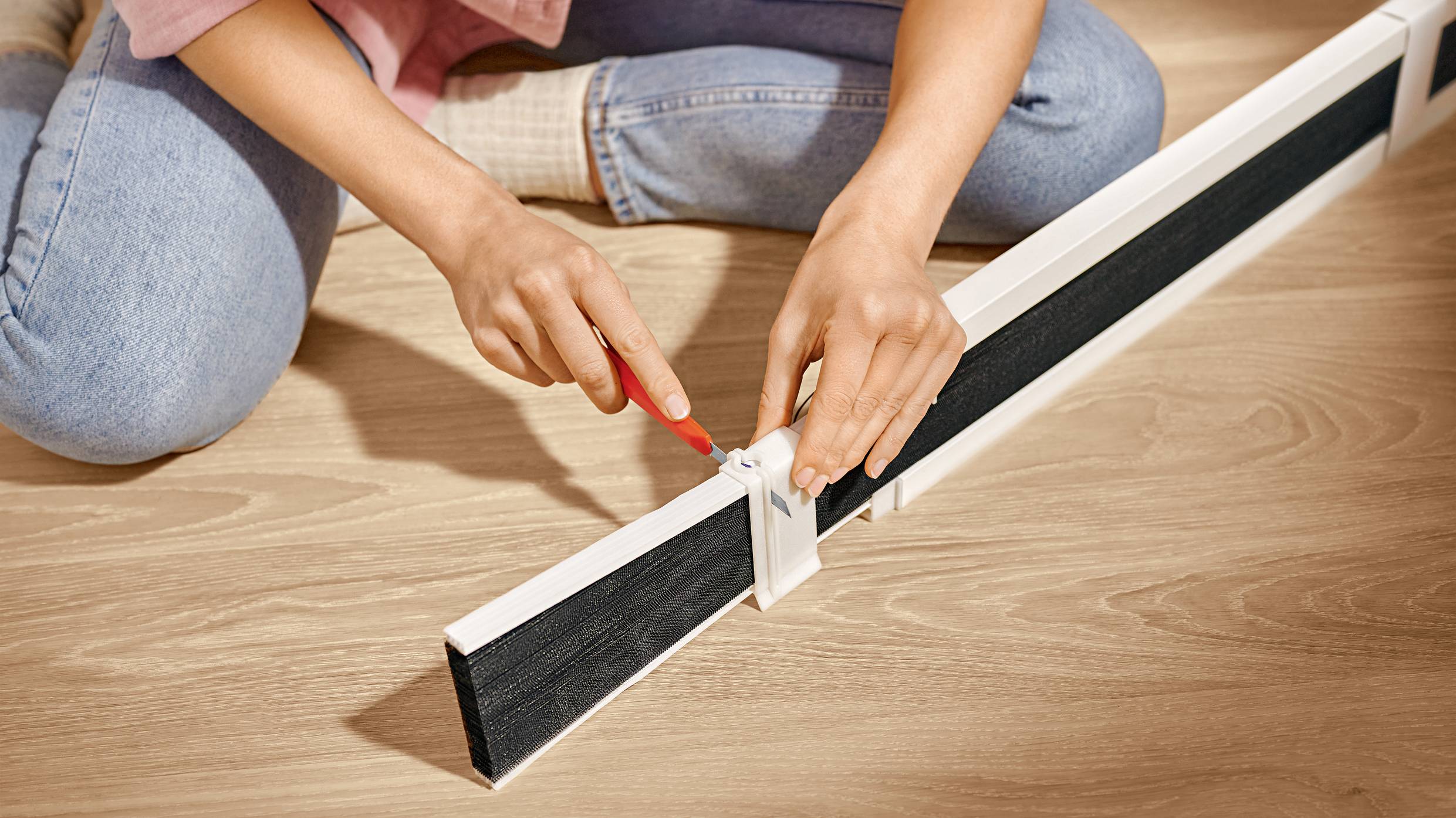 Tesa Insect Stop 55804-00000-00 Alu-Insektenschutz-Plissee (B x H) 1.14m x 1.60m Anthrazit 1St.