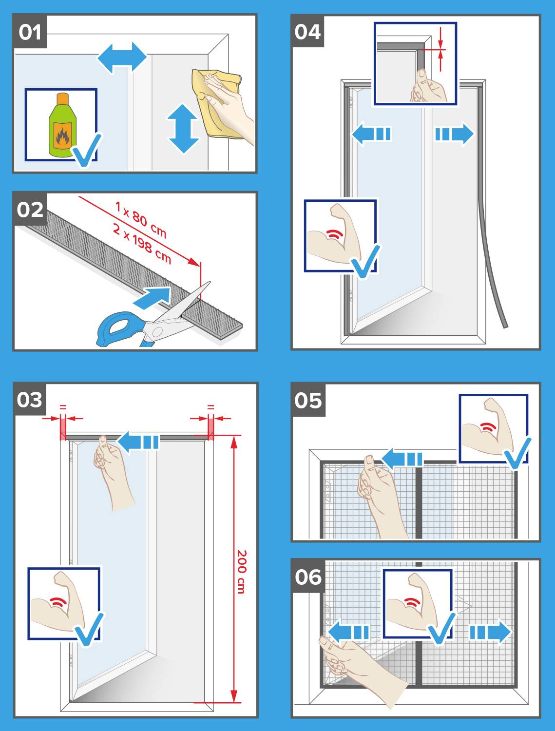 tesa Fliegengitter 55374-00000-00 Magnetvorhang (B x H) 0.80 m x 2.00 m Anthrazit 1 St.